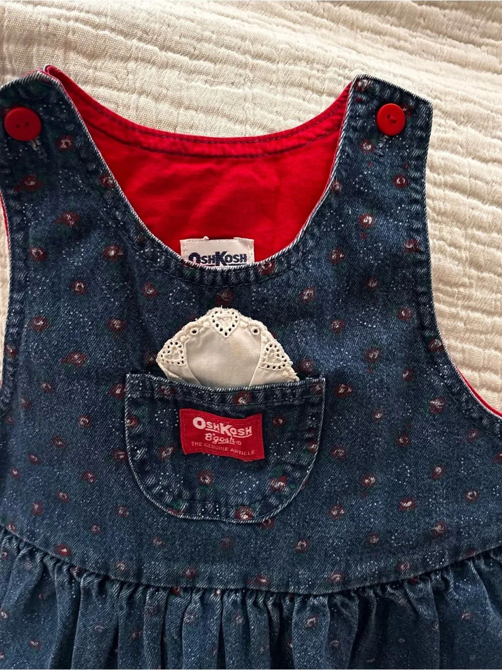 Oshkosh B’Gosh Vintage Denim Dress little girl size 6